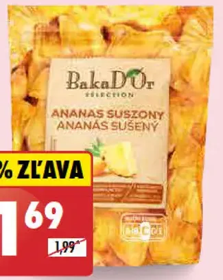BakaD'Or Ananás sušený bez pridaného cukru