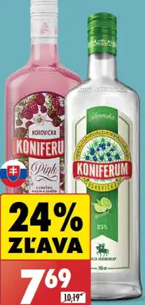 Koniferum Borovička Pink/Limetka