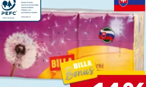 BILLA vreckovky 3-vrstvové