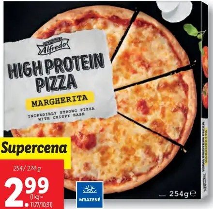 Alfredo High Protein Pizza