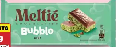 Meltie čokoláda Bublo rôzne druhy
