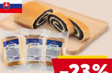 Chute Slovenska závin makový, kakaový, orechový