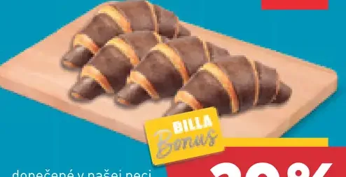 Double croissant s čokoládovou náplňou