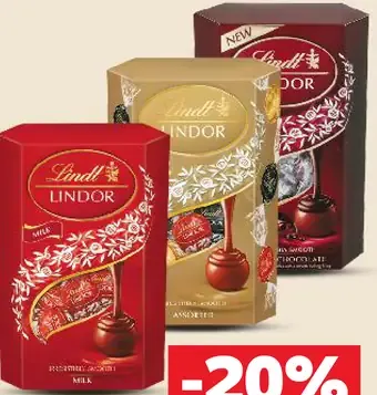 Lindt čokoládové pralinky