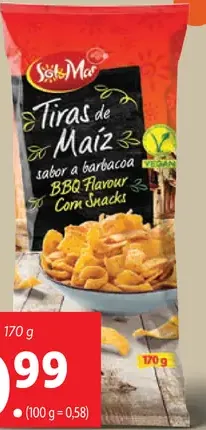 Sol&Mar Kukuričný snack BBQ