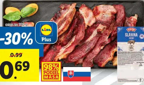 Lidl Údená slanina