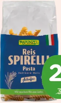 Bio Rapunzel Špirálky ryžové