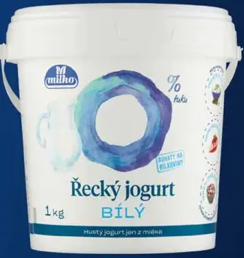 Milko Řecký jogurt 0% biely