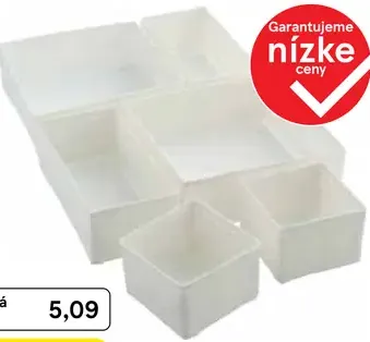 Tesco Home súprava úložných boxov do zásuvky