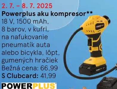 Powerplus aku kompresor