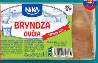 Nika Májová ovčia bryndza