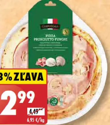 Gusto Bello Pizza šunka a šampiňóny