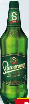 Staropramen svetlé pivo PET