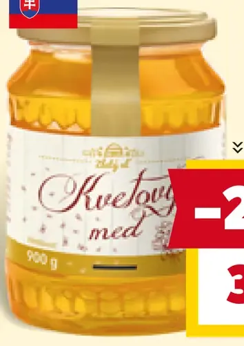 Medas med Zlatý úľ kvetový