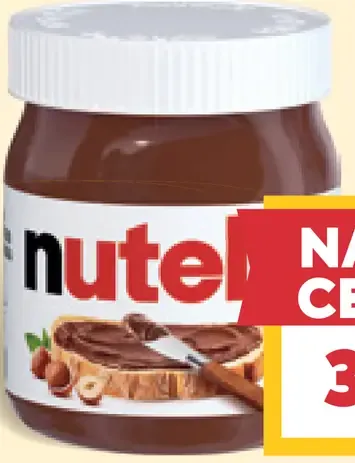 Nutella Nátierka z lieskovcov a kakaa