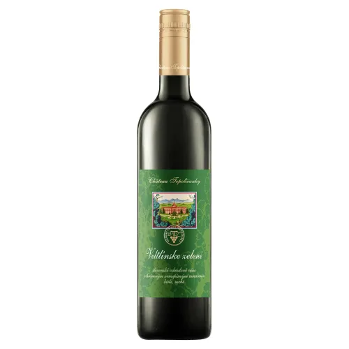 Château Topoľčianky Veltlínske zelené slovenské odrodové víno biele suché