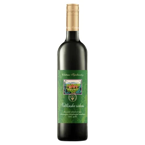 Château Topoľčianky Veltlínske zelené slovenské odrodové víno biele suché
