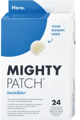 Hero. Invisible+ hydrokoloidné náplasti na akné