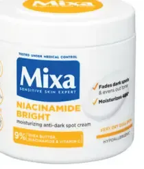 Mixa Sensitive Skin Expert Niacinamide Bright telový krém