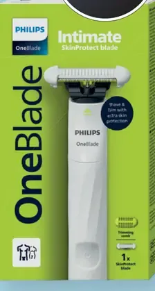 Philips OneBlade Intimate pánsky holiaci strojček na intímne partie