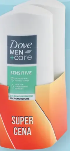 Dove Men +care Sensitive pánsky sprchovací gél