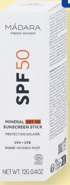 MÁDARA organic skincare minerálna tyčinka na opaľovanie