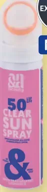 And&beauty transparentný sprej na opaľovanie