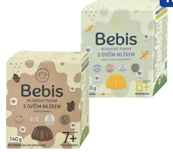 Bebis dojčenský puding s ovčím mliekom