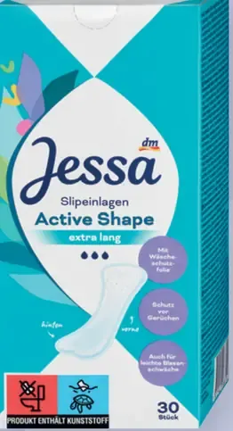 Jessa Active Shape hygienické slipové vložky