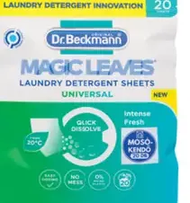 Dr. Beckmann MAGIC LEAVES obrúsky na pranie