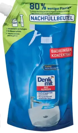 Denkmit koncentrovaný čistiaci prostriedok na kúpeľne náhradná náplň