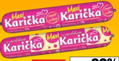 Karička črievko maxi 2 druhy