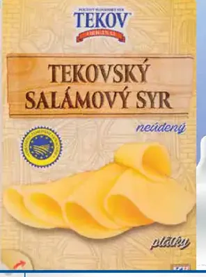 Tekovský salámový syr údený