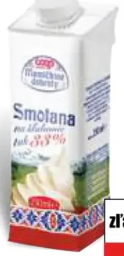 Mamičkina dobroty Smotana trvanlivá na šľahanie 33%