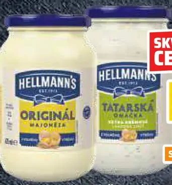 Hellmann’s Original majonéza a Tatárska omáčka