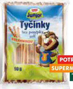 Junior Tyčinky bez posýpky soli