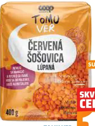 Tomu ver Šošovica červená