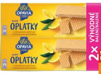 Opavia Zlaté citrónové oblátky