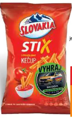 Slovakia Stix s príchuťou jemný kečup