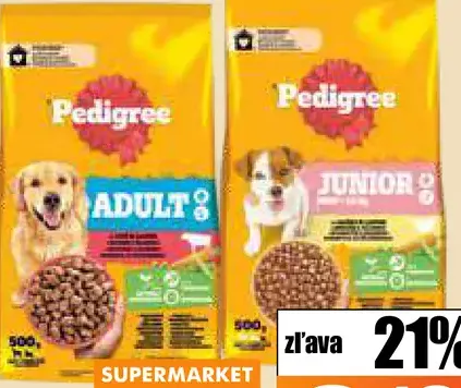 Pedigree granuly pre psy 2 druhy