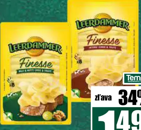Leerdammer Finesse 2 druhy