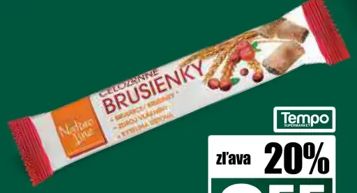 Brusienky celozrnné sušienky s brusnicami