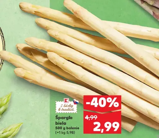 Špargľa biela