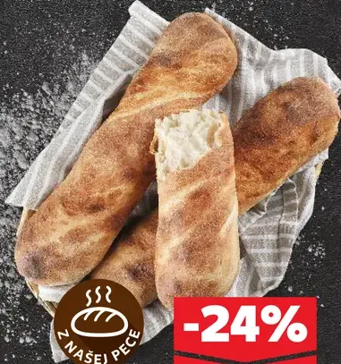 Bagetka korenová, svetlá
