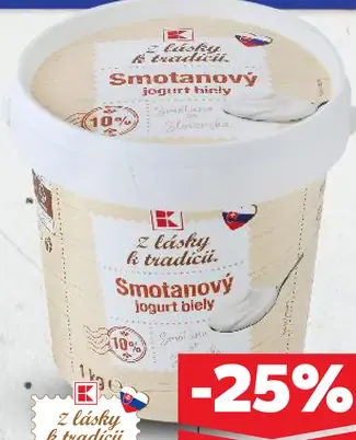 K-Classic Smotanový jogurt biely