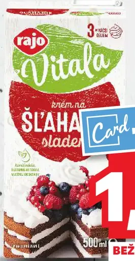 Rajo Vitala Trvanlivý krém na šľahanie