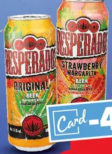 Desperados Beer Strawberry Margarita Tequila
