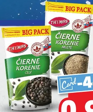Thymos Čierne korenie celé