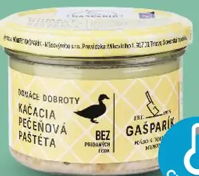 Kačacia pečeňová paštéta