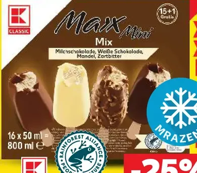 K-Classic Max Mix zmrzlinový krém